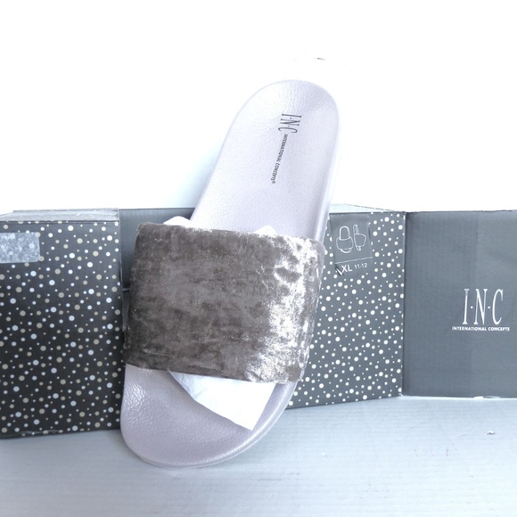 International Concepts Velour Slide Slippers XL - Picture 6 of 6